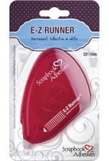 Scrapbook Adhesives E-Z Runner Permanent Strips Dispenser 33'-small red
