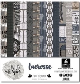 Wild Whisper Designs Lacrosse - 12x12 Paper Pack