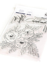 PINKFRESH STUDIO Floral Trio stamp