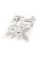 PINKFRESH STUDIO Floral Trio stamp