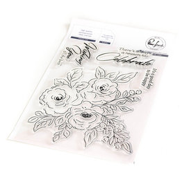 PINKFRESH STUDIO Floral Trio stamp