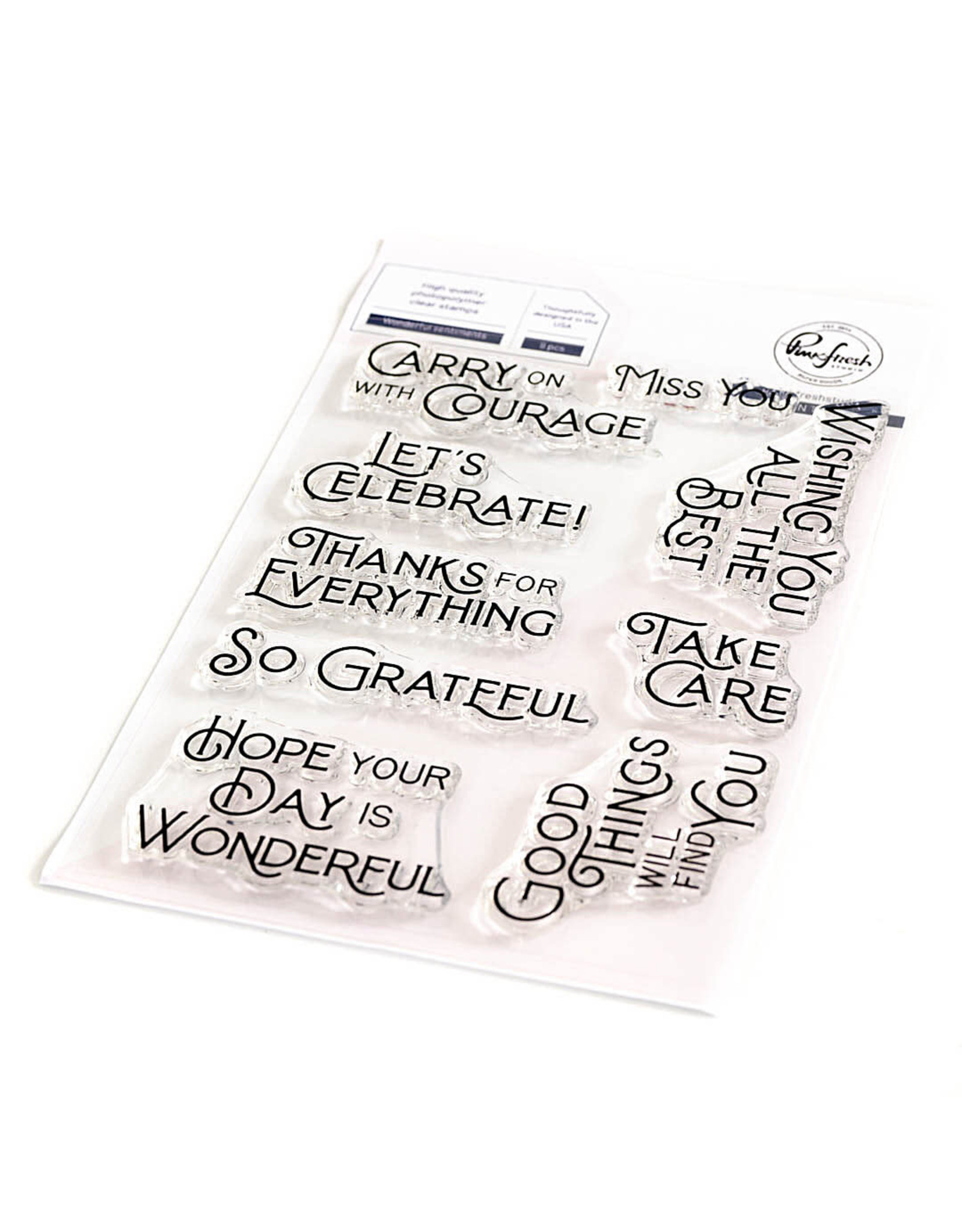 PINKFRESH STUDIO Wonderful Sentiments stamp