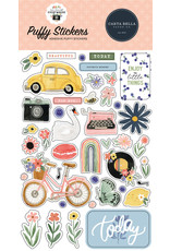 Carta Bella Here There And Everywhere Puffy Stickers