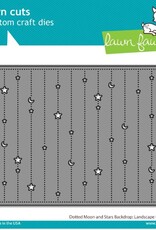 Lawn Fawn Dotted Moon and Stars Backdrop: Landscape