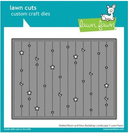 Lawn Fawn Dotted Moon and Stars Backdrop: Landscape