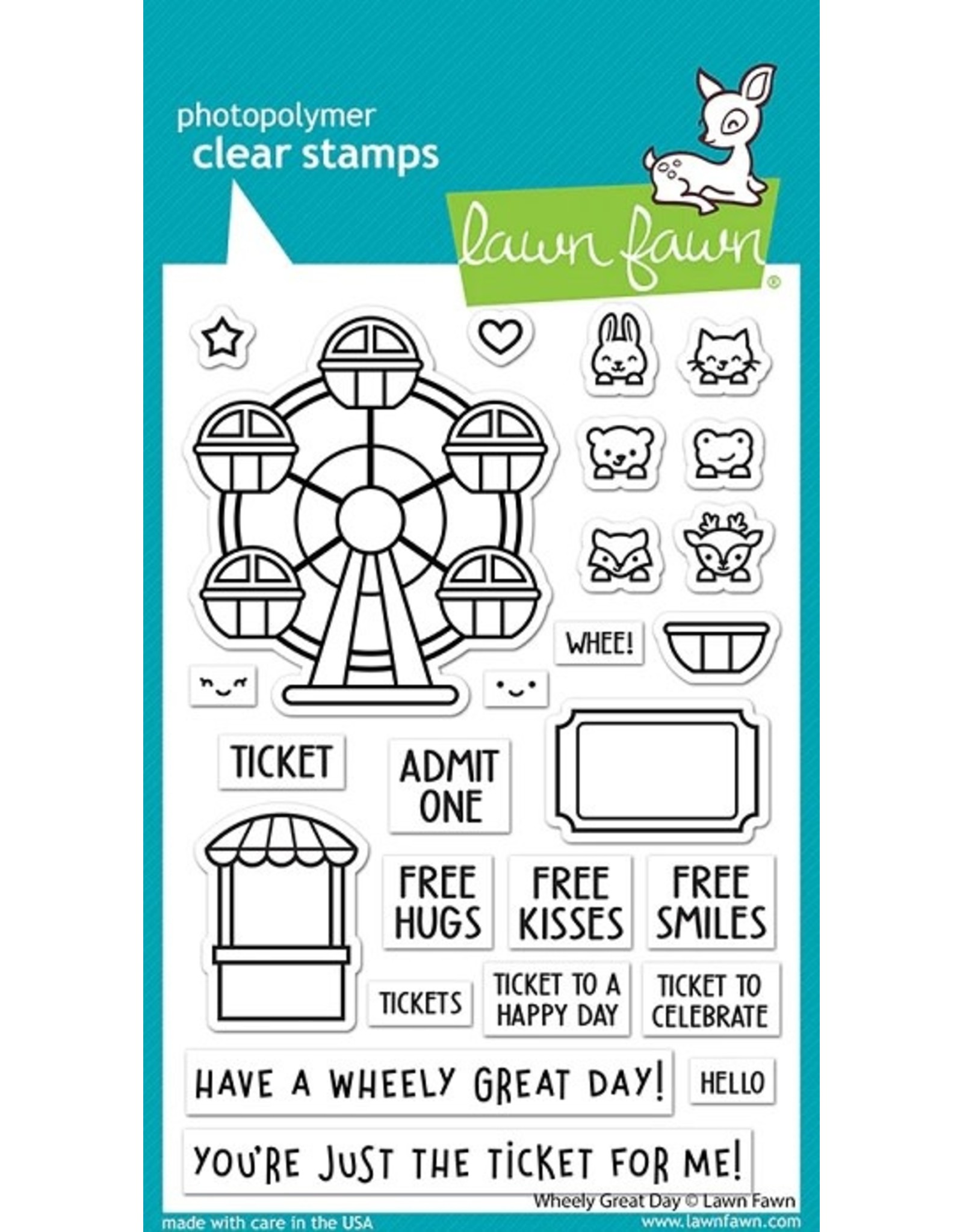 Lawn Fawn Wheely Great Day Stamps