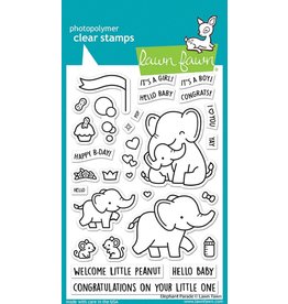 Lawn Fawn Elephant Parade - Clear Stamps