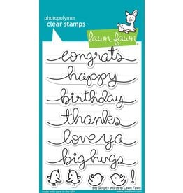 Lawn Fawn Big Scripty Words - Stamps