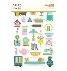Simple Stories Flea Market - Sticker Book