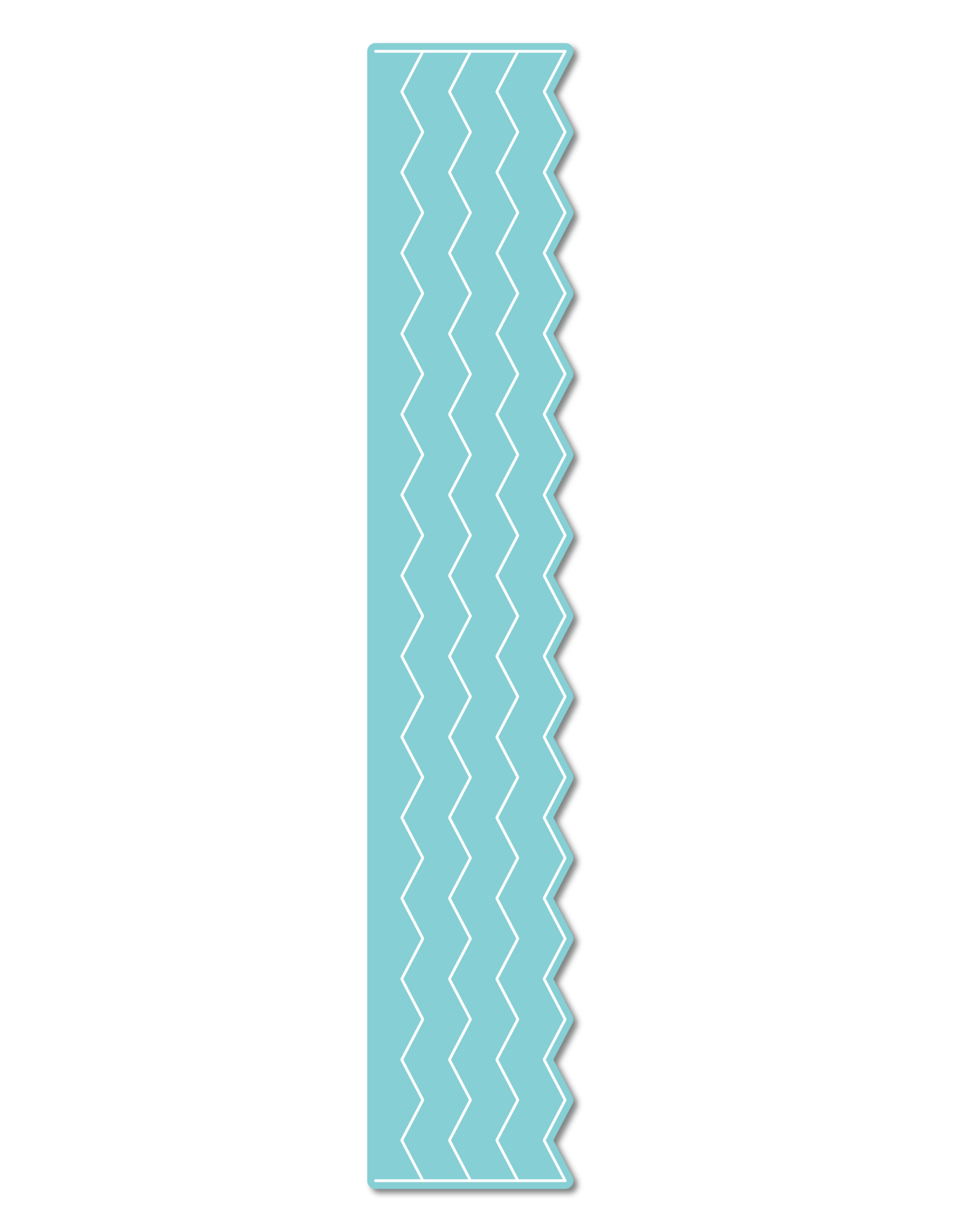 LDRS Creative 1/2" ZIG ZAG SLIMLINE BACKGROUND STRIPS DIE