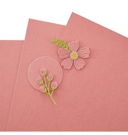 Spellbinders Color Essentials Cardstock 8.5 x 11” - 10 Pack - Velvet Rose