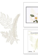 Spellbinders Victorian Garden Collection - Glimmer Ferns Glimmer Hot Foil Plate