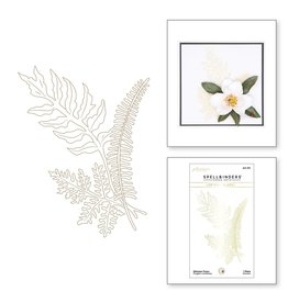 Spellbinders Victorian Garden Collection - Glimmer Ferns Glimmer Hot Foil Plate