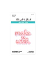 Spellbinders Layered Stencils Collection - Make a Wish Confetti Stencil and Die Set