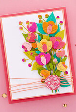 Spellbinders Floral Reflection Collection - Sealed Bouquet Etched Dies