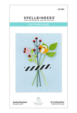 Spellbinders Floral Reflection Collection - Sealed Bouquet Etched Dies
