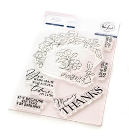 PINKFRESH STUDIO Arch Florals stamp