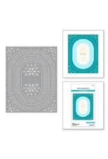 Spellbinders Stylish Ovals Collection Infinity Punch & Pierce Plate Etched Dies