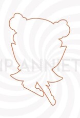 Stamp Anniething Fern Thank You Fairy Much Outline Die