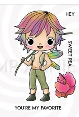 Stamp Anniething Leif You're My Favorite Sweet Pea Stamp
