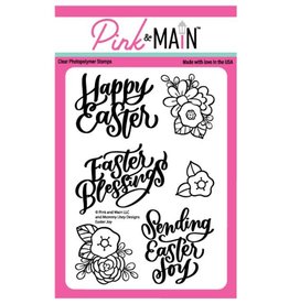 Pink & Main Easter Joy 4x6 Stamp