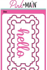 Pink & Main Scallop Mini Slim Die