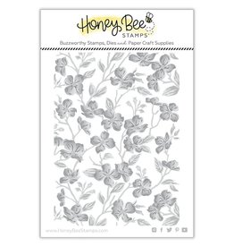 Honey Bee Dogwood Blooms - 3D Embossing Folder
