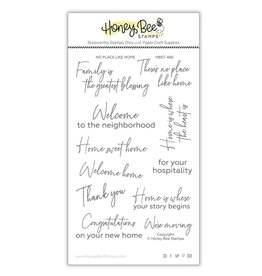 Honey Bee No Place Like Home 4x6 Stamp Set