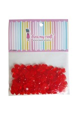 DRESS MY CRAFT WATER DROPLETS EMBELLISHMENTS - RED HEART