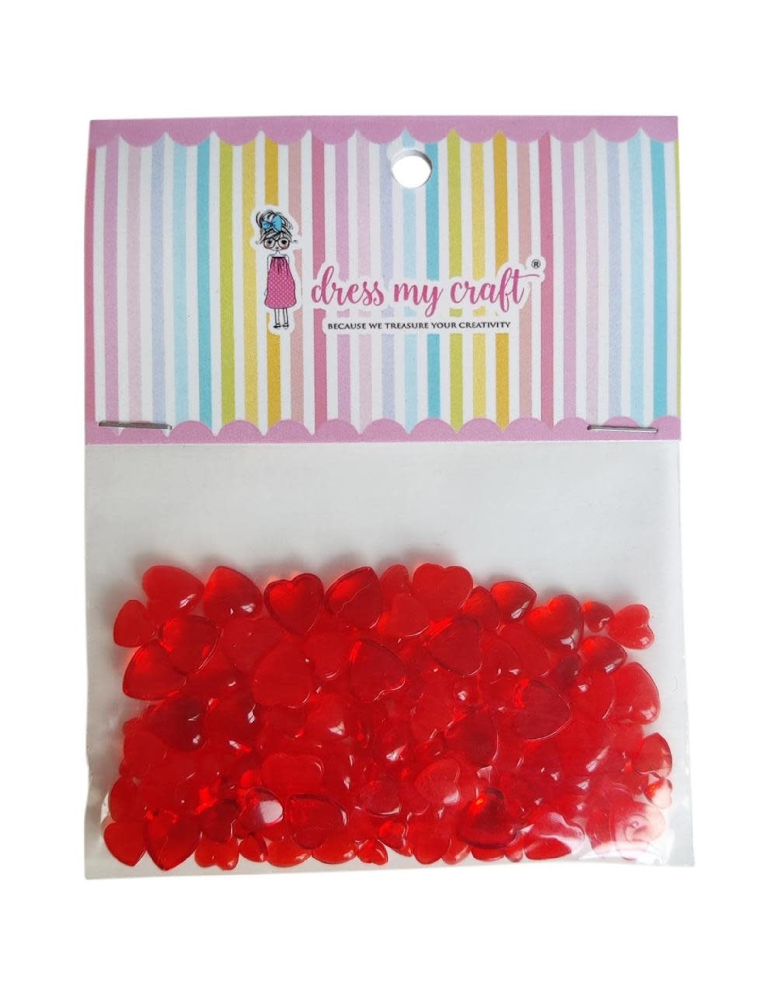 DRESS MY CRAFT WATER DROPLETS EMBELLISHMENTS - RED HEART