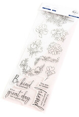 PINKFRESH STUDIO Artistic Magnolias stamp
