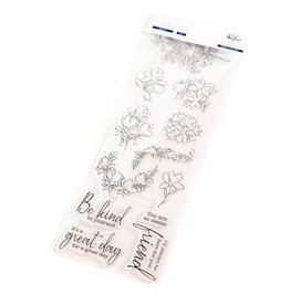 PINKFRESH STUDIO Artistic Magnolias - Stamp & Stencil