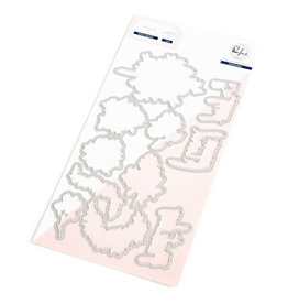 PINKFRESH STUDIO Artistic Magnolias - Stamp, Die & Stencil