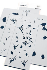 PINKFRESH STUDIO Tuberose stencil