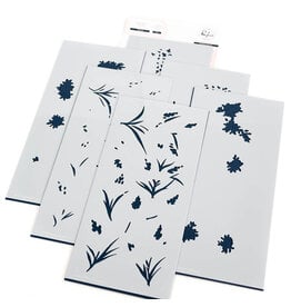 PINKFRESH STUDIO Tuberose Stamp & Stencil