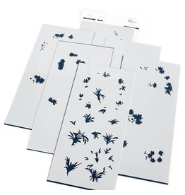 PINKFRESH STUDIO Rainbow Daisies Stamp, Die & stencil