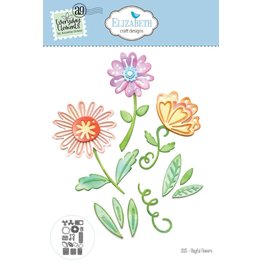 Elizabeth Craft Designs Playful Flowers  - Everything's Blooming Collection - Dies