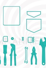 Stamp Anniething Tool Belt Builder Die