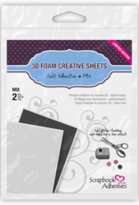 Scrapbook Adhesives 3D Foam Creative Sheets- Mix