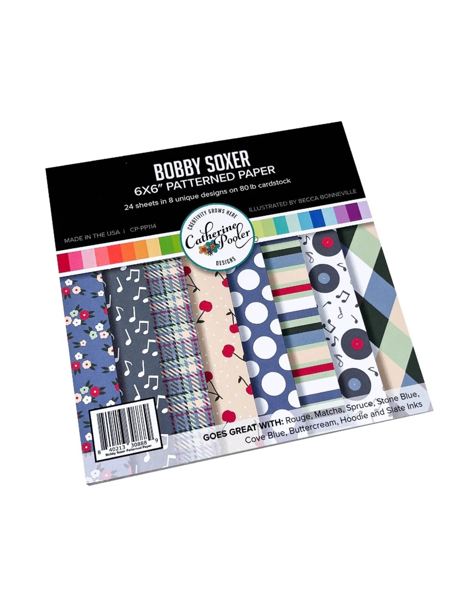 Catherine Pooler Designs Bobby Soxer Patterned Paper