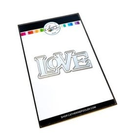 Catherine Pooler Designs Retro Love Word Dies