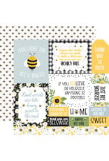 Echo Park Bee Happy 12x12 - Multi Journaling Cards