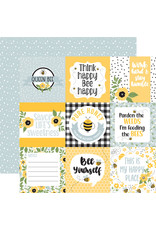 Echo Park Bee Happy  12x12 - 4x4 Journaling Cards