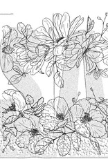 Tim Holtz - Stampers Anonymous Floral Trims - Stamp