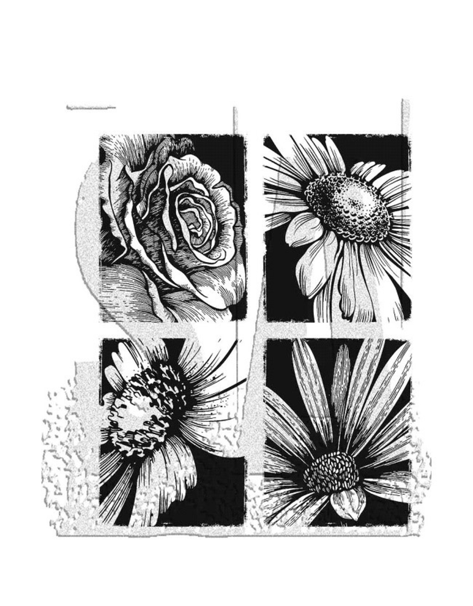 Tim Holtz - Stampers Anonymous Bold Botanicals Stamp