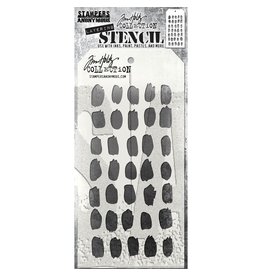 Tim Holtz - Stampers Anonymous Brush Mark, Layering Stencil