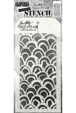 Tim Holtz - Stampers Anonymous Brush Arch - Layering Stencil