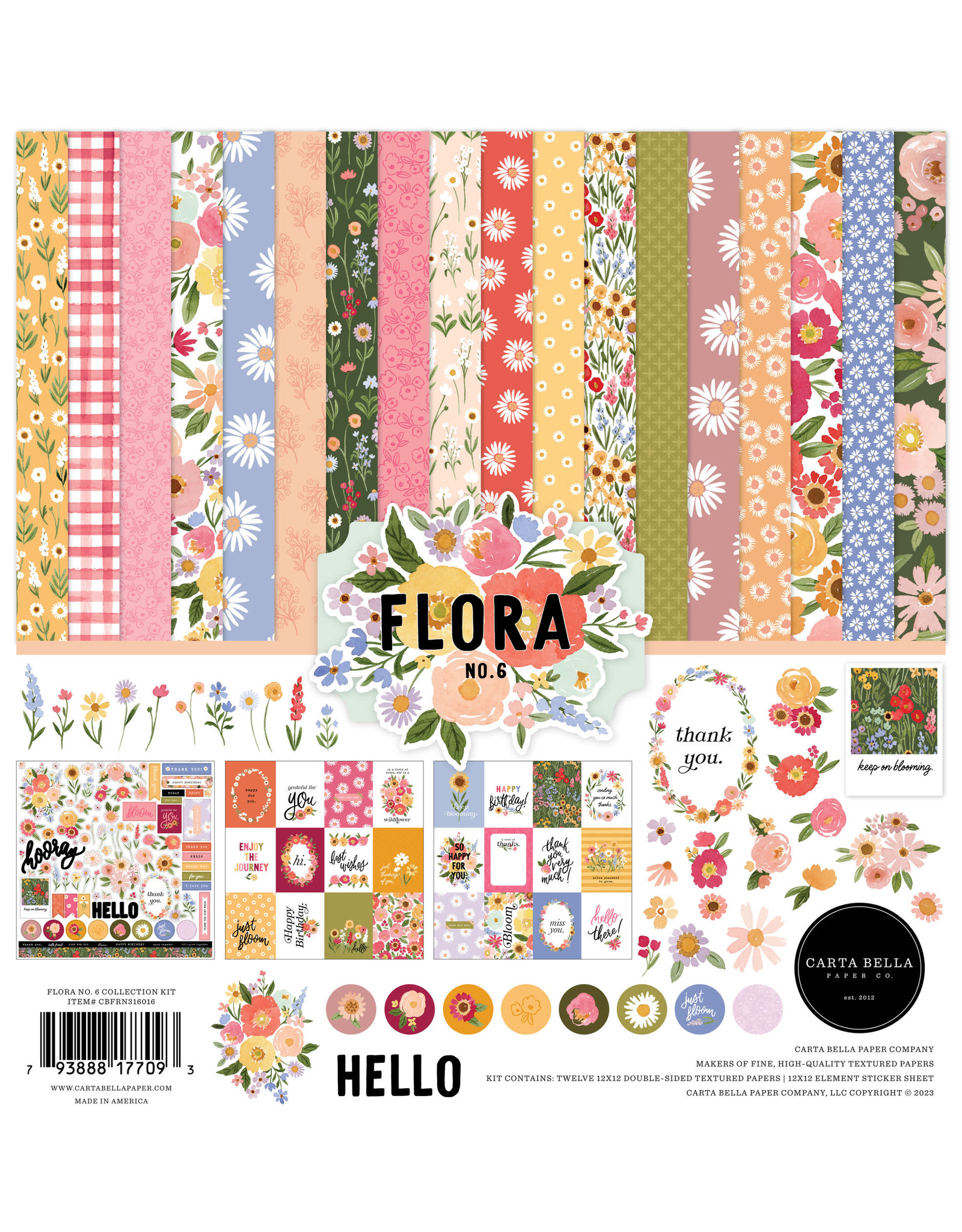 Carta Bella Flora No. 6 12x12 Collection Kit