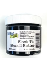 THE CRAFTERS WORKSHOP Stencil Butter  2 oz.  - Black Tie