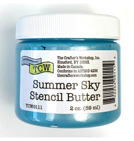THE CRAFTERS WORKSHOP Stencil Butter 2 oz. Summer Sky